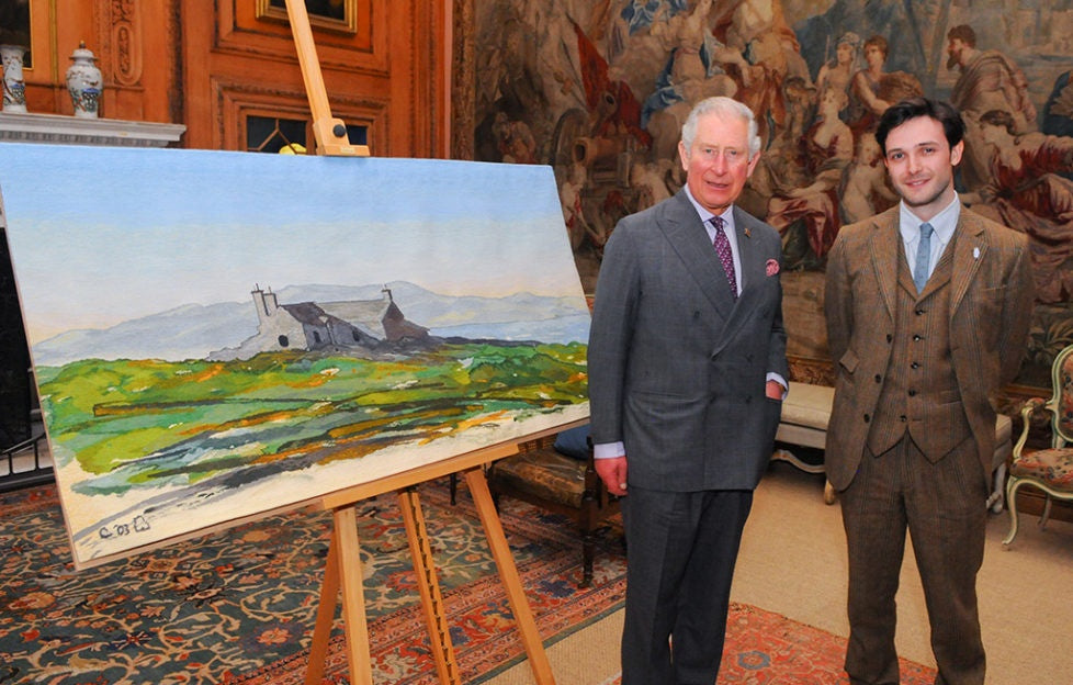 Tapestry Colour Studies: King Charles III and Dovecot Studios, Abandoned Cottage on the Isle of Stroma, Caithness 2017
