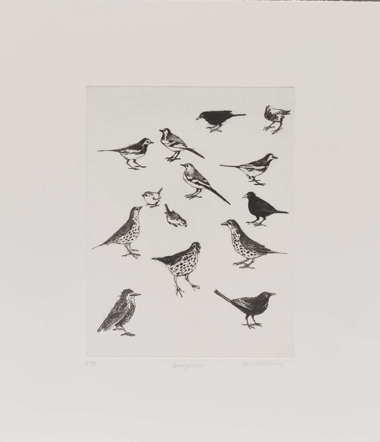 David Remfry: Springsongs Print