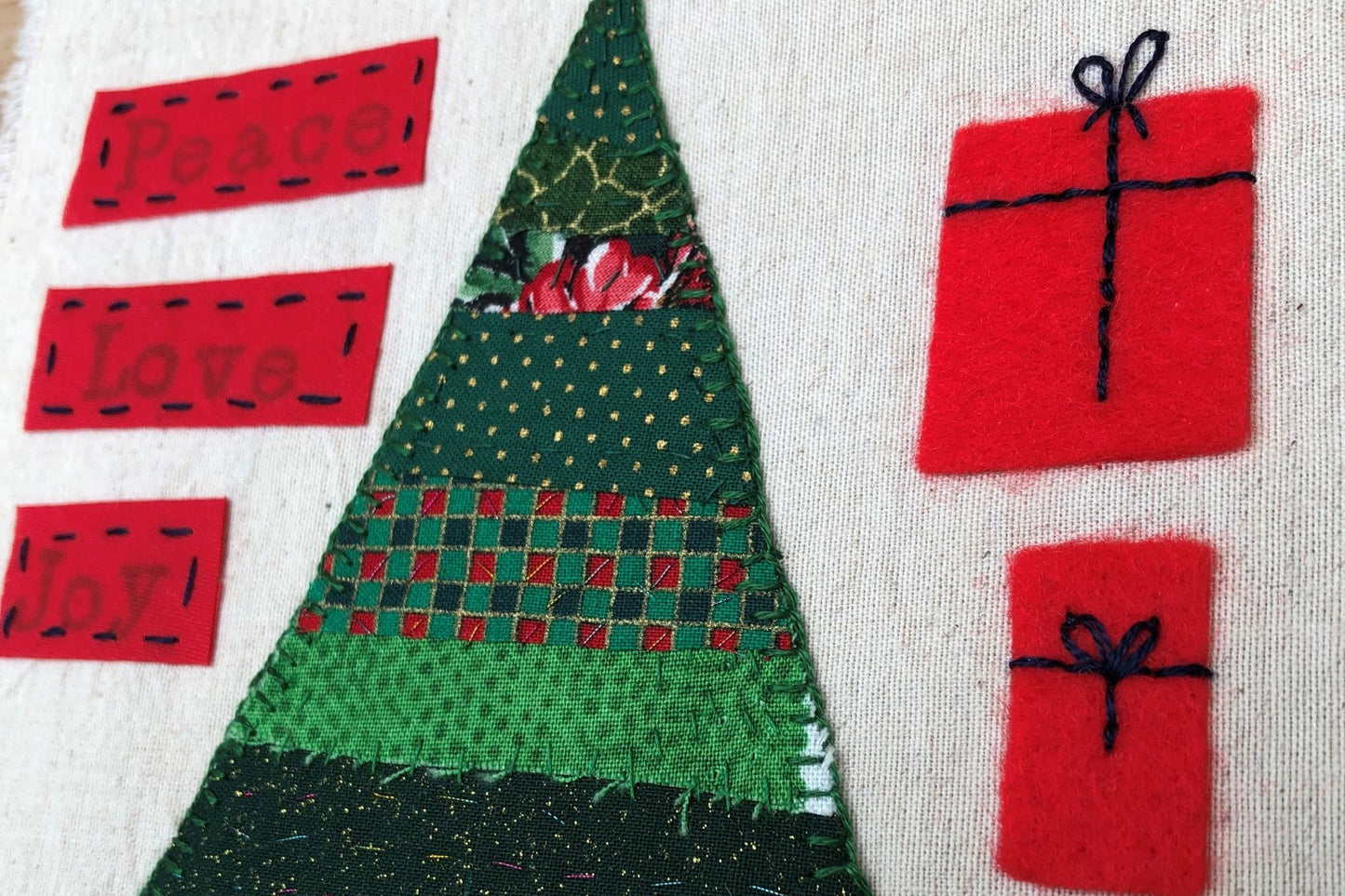 Christmas Themed Boro Inspired Slow Stitch | 1st Nov 2025