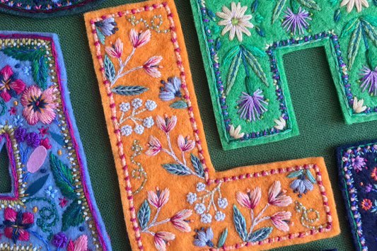 Decorative Felt Letter Workshop  | 11th October 2025