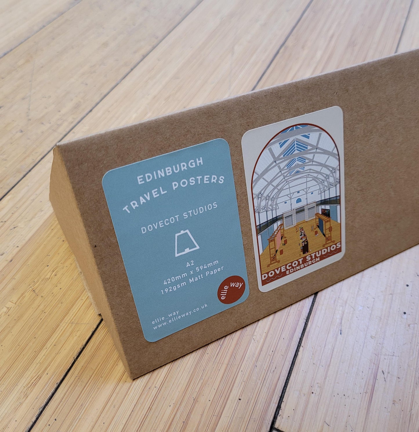 Dovecot Studios, A2 Poster by Ellie Way