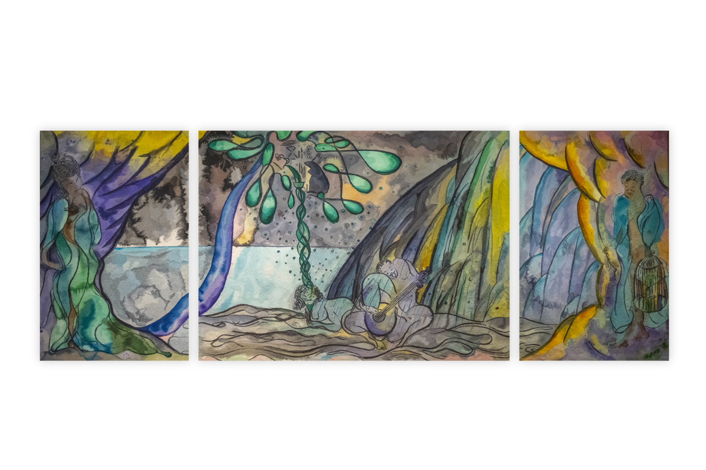 Tapestry Colour Studies: Chris Ofili, The Caged Bird’s Song