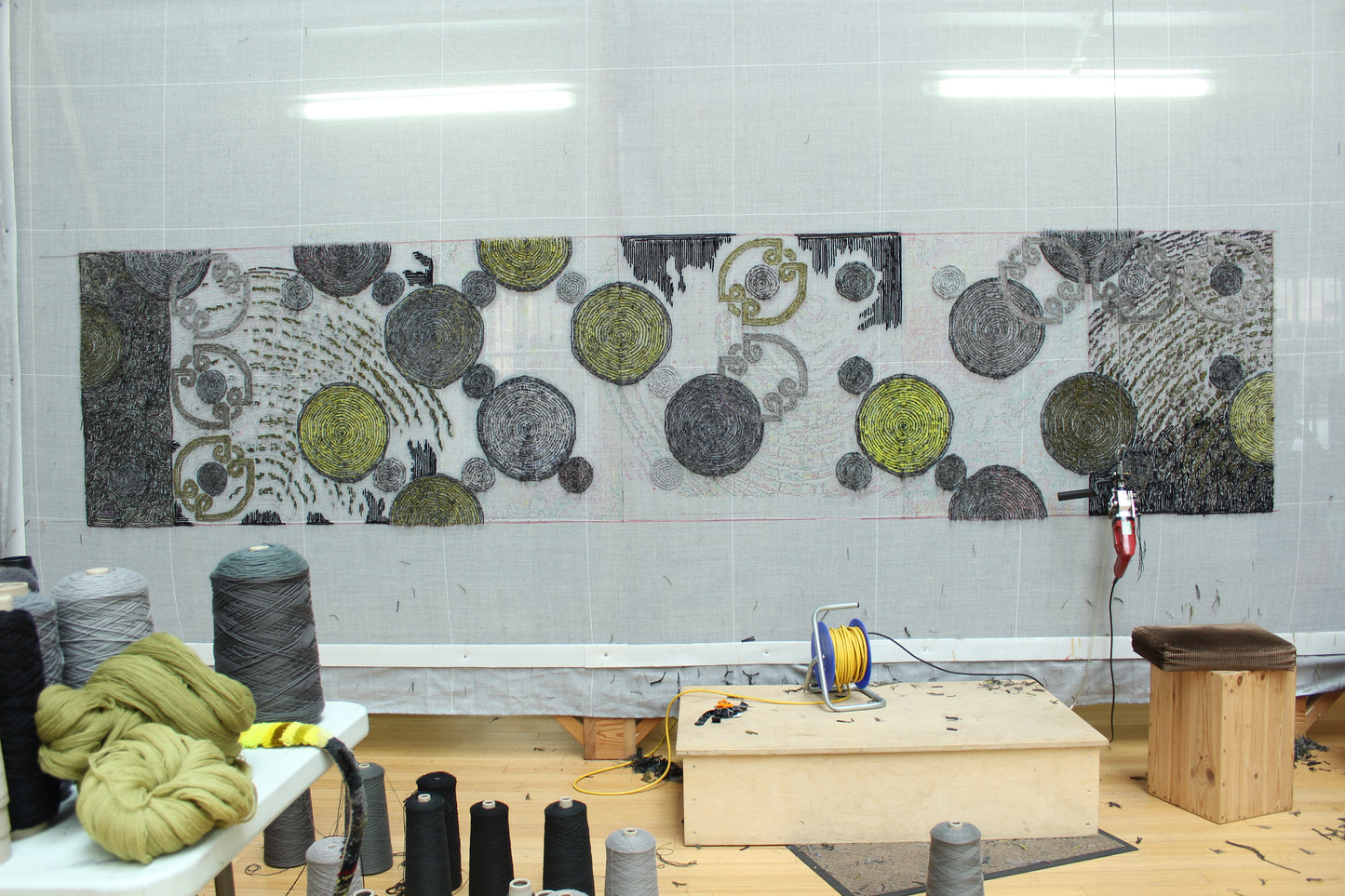 Tapestry Colour Studies: Elizabeth Price and Dovecot Studios, Sad Carrel, 2021