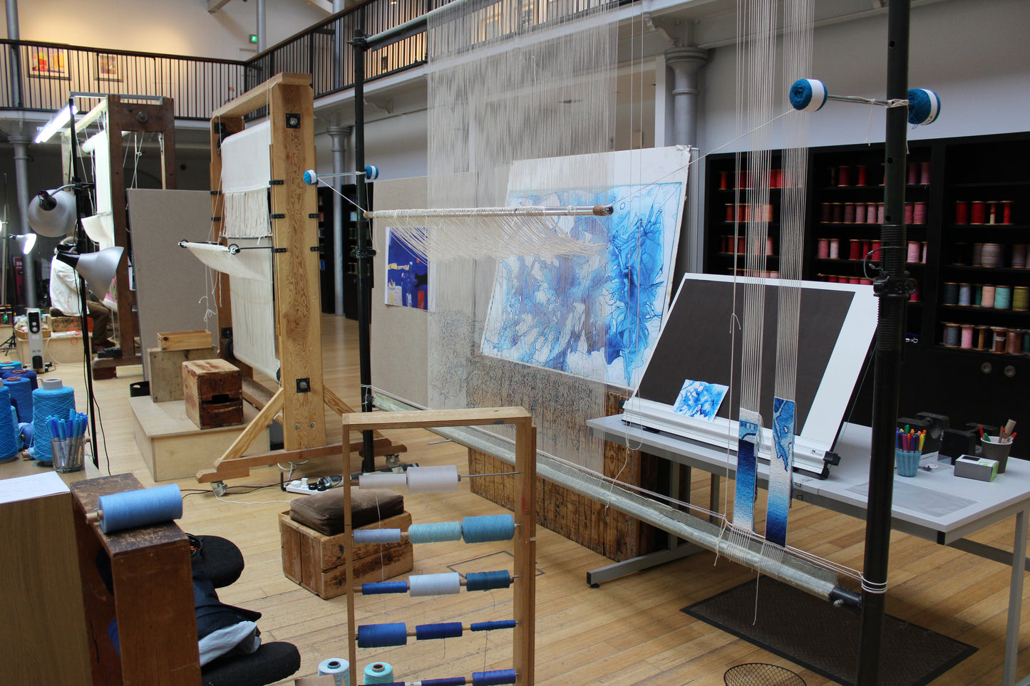 Tapestry Colour Studies: Sekai Machache and Dovecot Studios, Lively Blue 2023