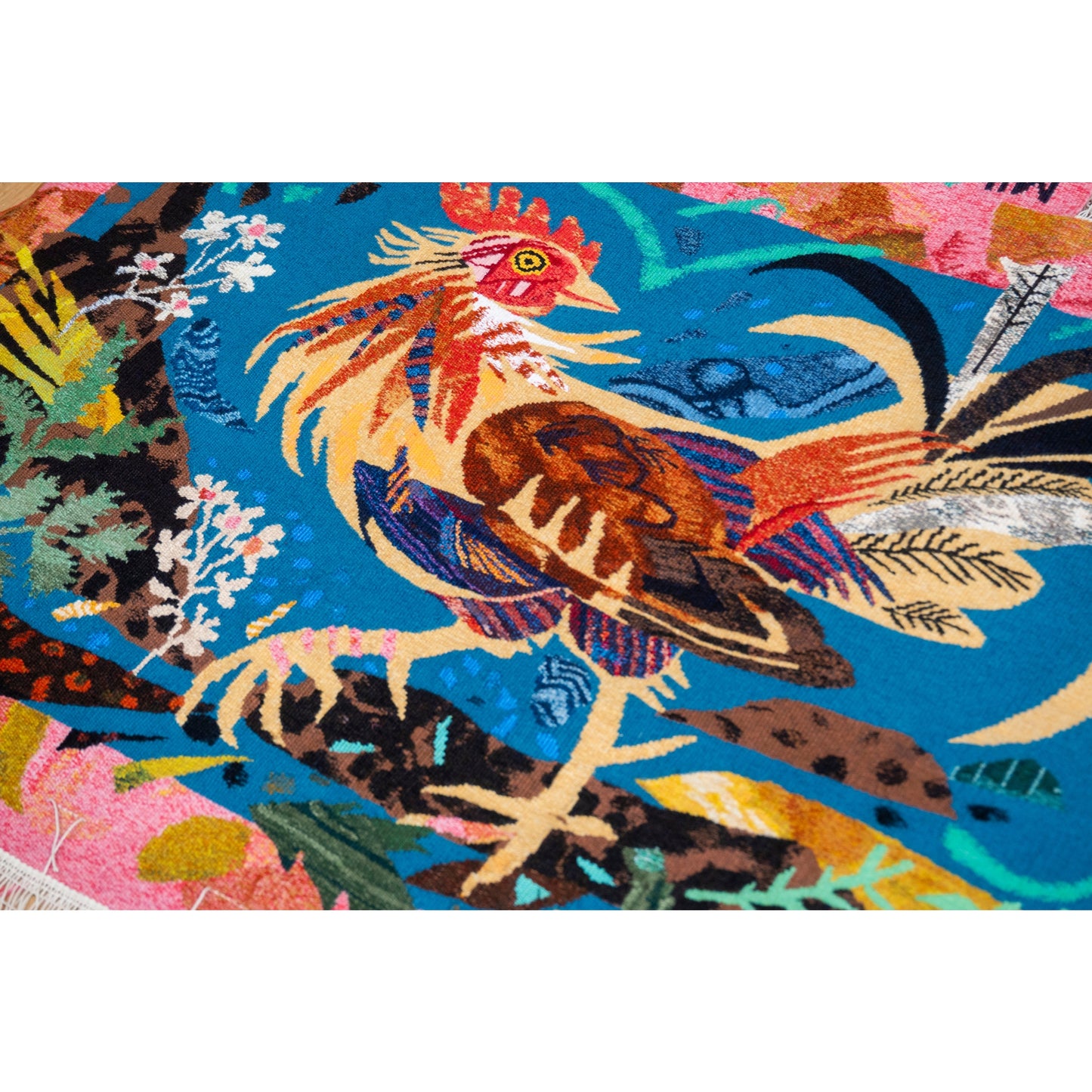 Tapestry Colour Studies: Mark Hearld and Dovecot Studios, The Cockerel 2025 #3