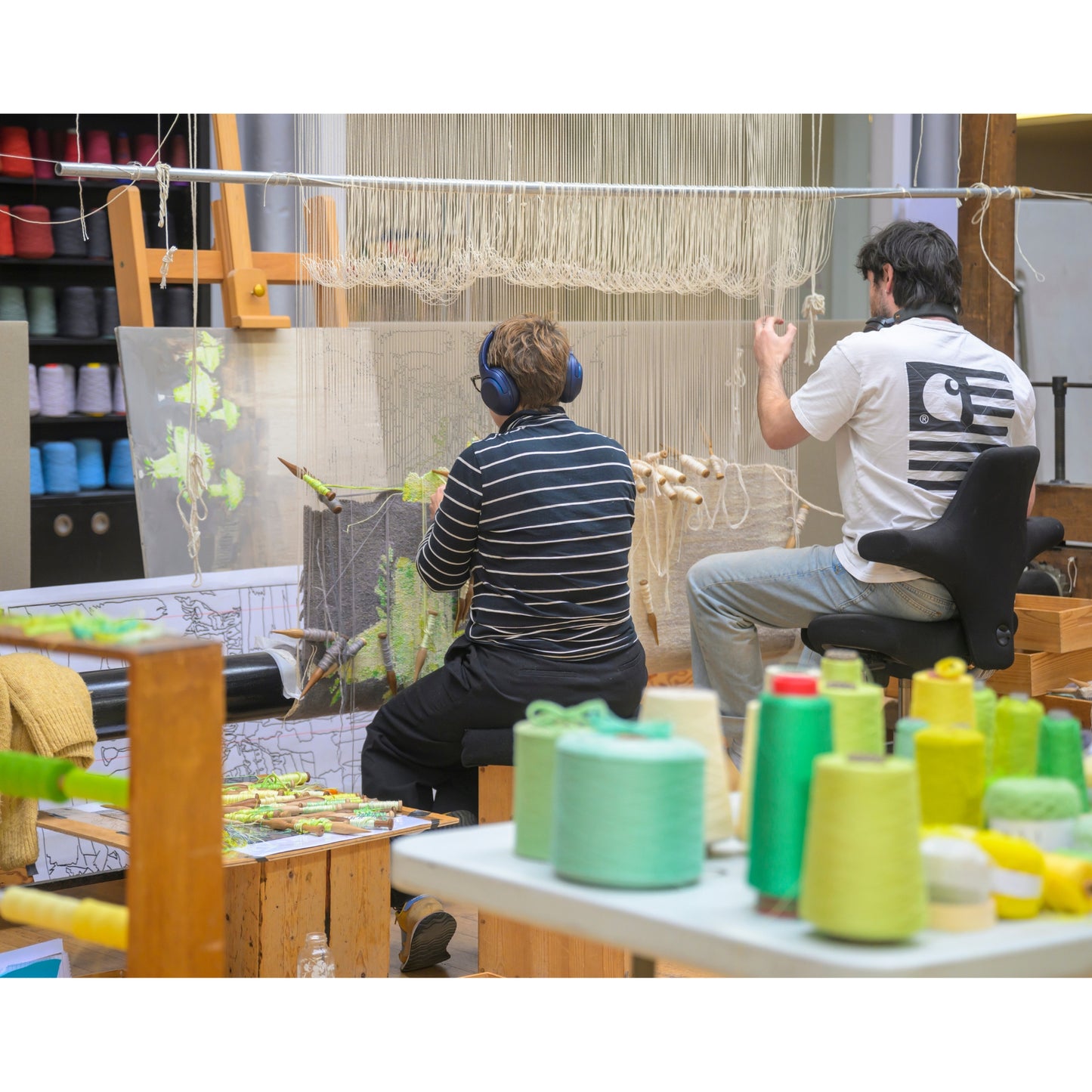 Tapestry Colour Studies: David Remfry and Dovecot Studios, Chandelirium 2025 #4