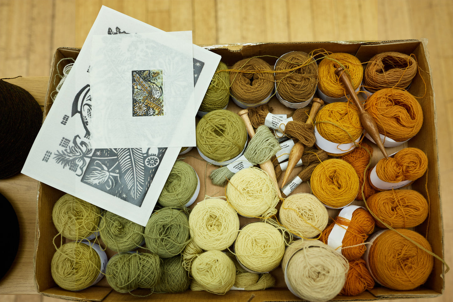 Tapestry Colour Studies: Angie Lewin and Dovecot Studios, Teabowl and Bracken 2023