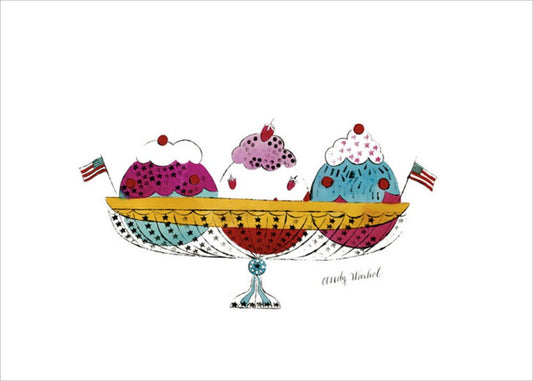 Warhol: Print: Ice Cream Dessert (3 Scoop)