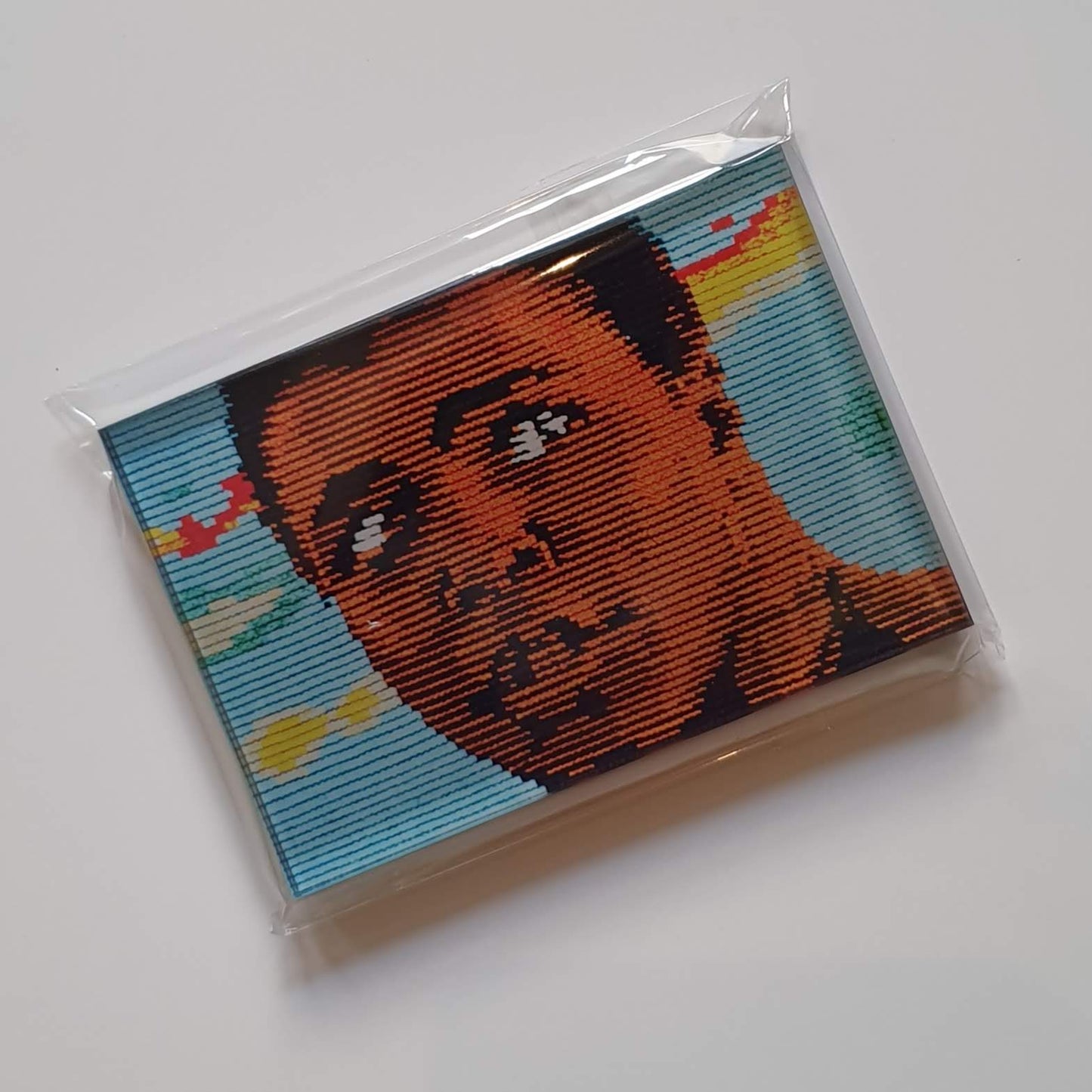 Archie Brennan: Acrylic Block Magnet, Muhammad Ali