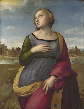 Raphael: Fridge Magnet - St. Catherine