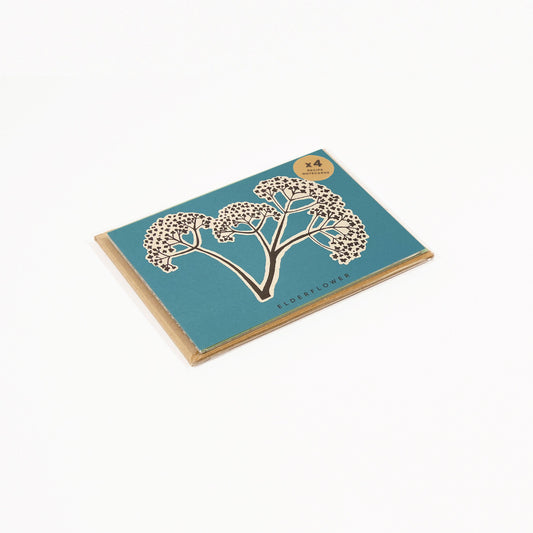 Wald Recipe Notecard Set: FLOWER (Teal)