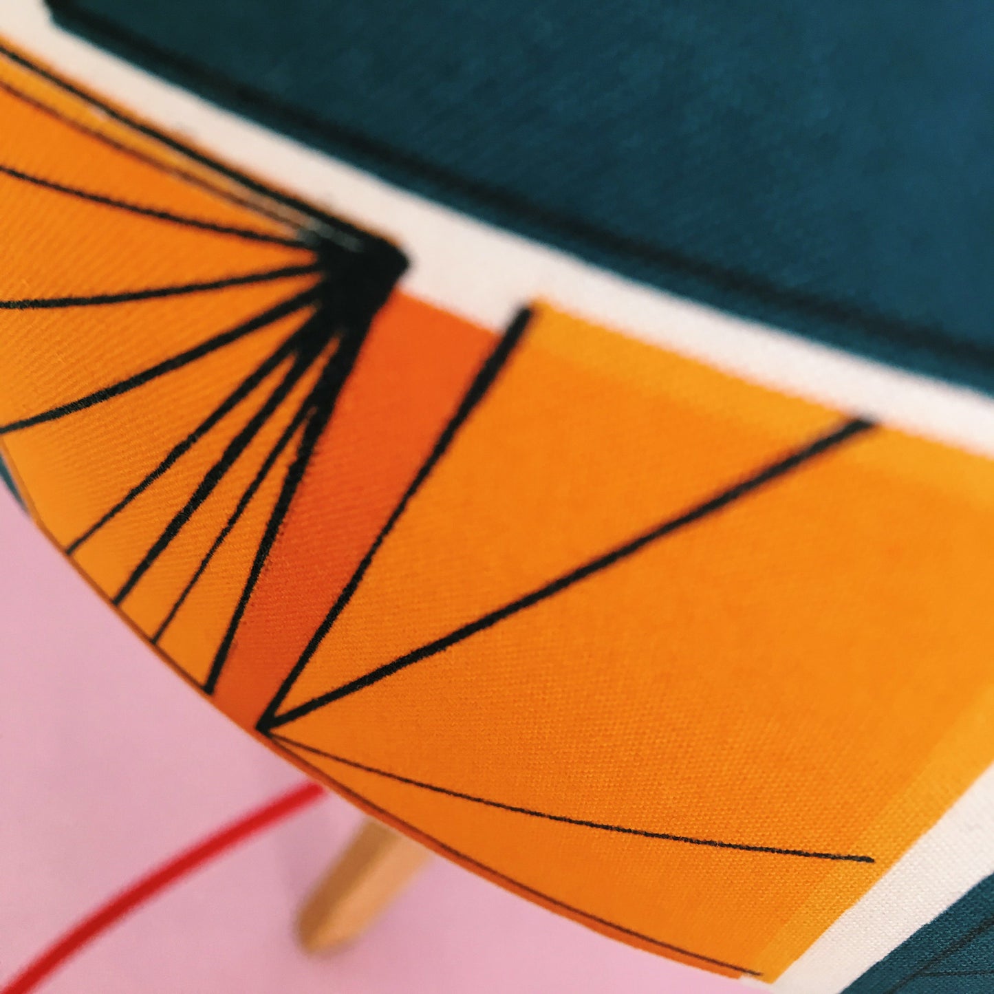 Paper Houses Design: Lampshade Kit- Play (Orange & Blue)
