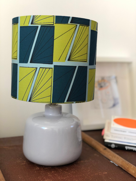 Paper Houses Design: Lampshade Kit- Waves (Blue & Green)