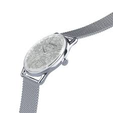 JEWELLERY: Morris & Co. Pure Silver Bachelors Button | Silver Mesh